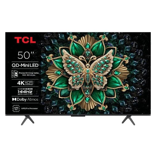 Εικόνα της Τηλεόραση TCL 50C6K 50" 4K QD-Mini LED Google TV HDR 144Hz (2025)