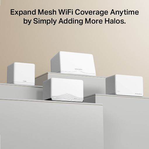Εικόνα της Access Point Mercusys Halo H27BE BE3600 Whole Home Mesh WiFi 7 System (3-Pack)