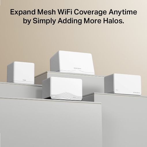 Εικόνα της Access Point Mercusys Halo H27BE BE3600 Whole Home Mesh WiFi 7 System (2-Pack)