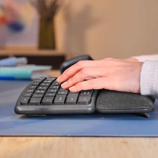 Εικόνα της Πληκτρολόγιο Trust Keyra Ergonomic Wireless (US) 25459