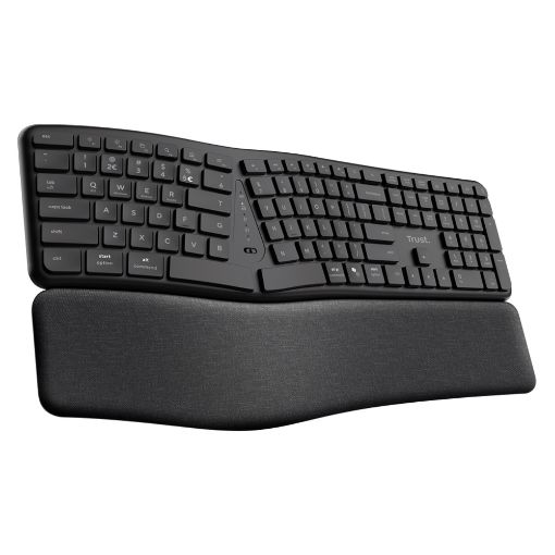 Εικόνα της Πληκτρολόγιο Trust Keyra Ergonomic Wireless (US) 25459