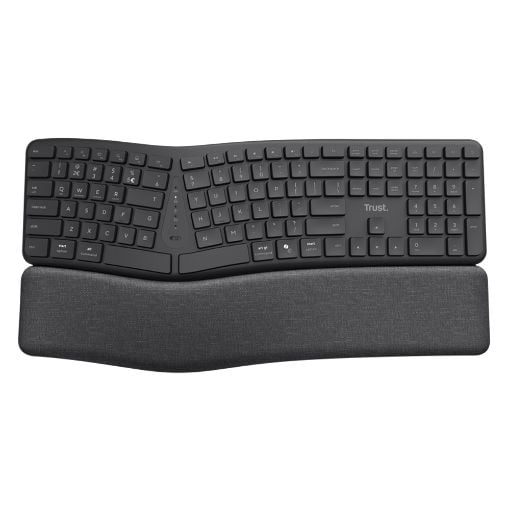 Εικόνα της Πληκτρολόγιο Trust Keyra Ergonomic Wireless (US) 25459