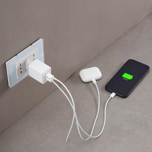 Εικόνα της Φορτιστής Cellular Line 2 x USB-C PD 35W White ACHIPHUSB2PD35WW