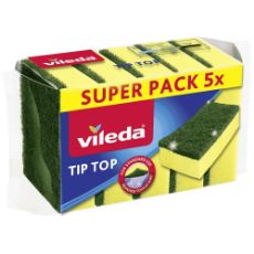 Εικόνα της Σφουγγαράκι Κουζίνας Vileda Tip Top Super Pack 5τμχ 179666