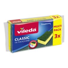 Εικόνα της Σφουγγαράκι Κουζίνας Vileda Classic Multipack 3τμχ 179684