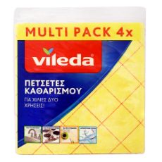 Εικόνα της Σετ Σπογγοπετσέτες Vileda MultiPack 4τμχ 179682