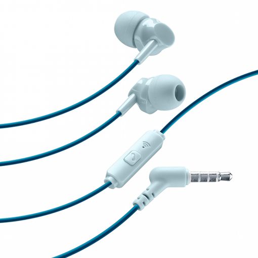 Εικόνα της Handsfree Cellular Line Style Color Jack 3.5mm Blue AUINEARSMARTB