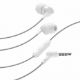 Εικόνα της Handsfree Cellular Line Style Color Jack 3.5mm White AUINEARSMARTW
