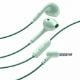 Εικόνα της Handsfree Cellular Line Style Color Slug Jack 3.5mm Green SLUGSMARTG