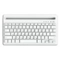 Εικόνα της Lamtech Keyboard Bluetooth με Βάση Λευκό LAM022117