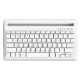 Εικόνα της Lamtech Keyboard Bluetooth με Βάση Λευκό LAM022117
