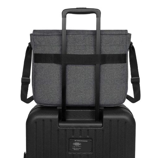 Εικόνα της Τσάντα Ώμου Eastpak Delegate + με Θήκη Laptop 17" 20L Black Denim EK00026E77H1