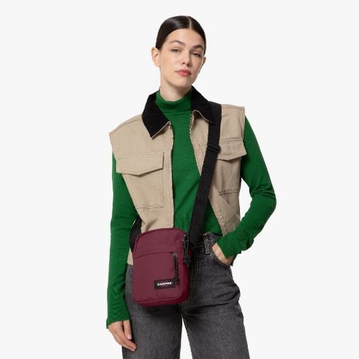 Εικόνα της Eastpak - Τσαντάκι Χιαστί The One Maroon Burgundy EK0000455V91