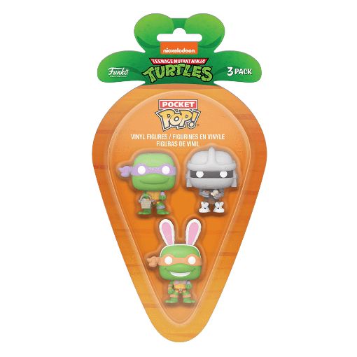 Εικόνα της Funko Pocket Pop! Teenage Mutant Ninja Turtles: Donatello / Michelangelo / Shredder 3-Pack