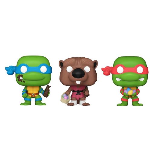 Εικόνα της Funko Pocket Pop! Teenage Mutant Ninja Turtles: Leonardo / Raphael / Splinter 3-Pack