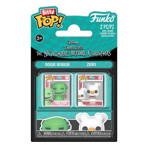 Εικόνα της Funko Bitty Pop! Disney: The Nightmare Before Christmas - Oogie Boogie & Zero 2-Pack