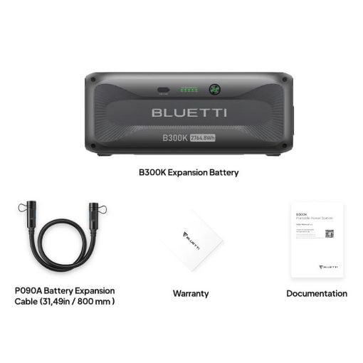 Εικόνα της Expansion Battery Bluetti B300K LiFePO4 2764Wh P-B300K-EU-GY-BL