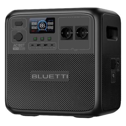 Εικόνα της Portable Power Station Bluetti AC180T with Swappable Battery (1433Wh) P-AC180T-EU-GY-BL