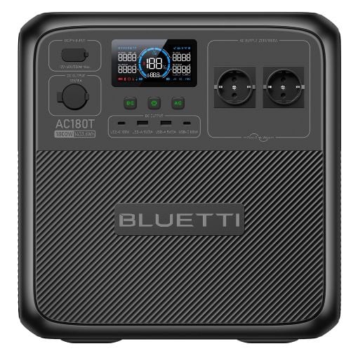 Εικόνα της Portable Power Station Bluetti AC180T with Swappable Battery (1433Wh) P-AC180T-EU-GY-BL