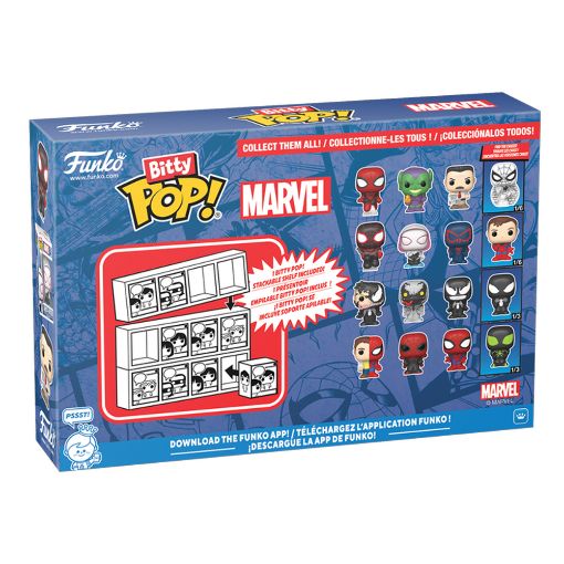 Εικόνα της Funko Bitty Pop! Marvel: Spider-Man 4-Pack Series 3