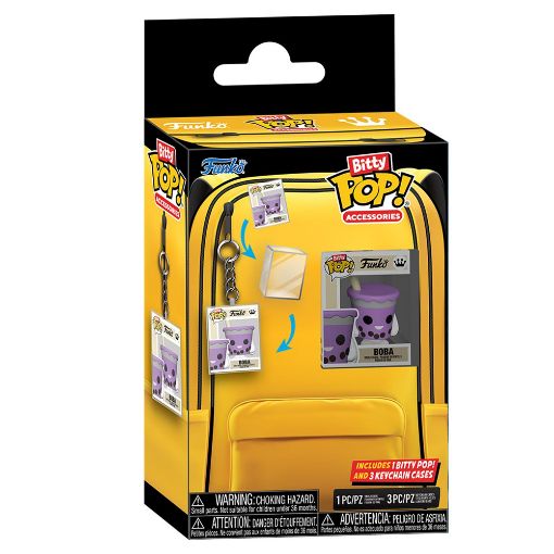 Εικόνα της Funko Bitty Pop! Accessories: Boba Vinyl Figure Keychain και 3 Θήκες Μπρελόκ