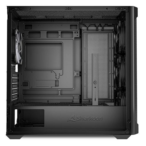 Εικόνα της Sharkoon MK4W RGB Strip Midi Tower Tempered Glass Black