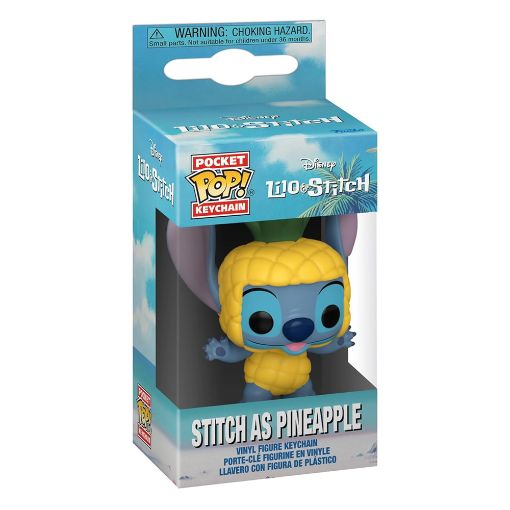 Εικόνα της Funko Pocket Pop! Disney: Lilo and Stitch - Stitch as Pineapple Vinyl Figure Keychain
