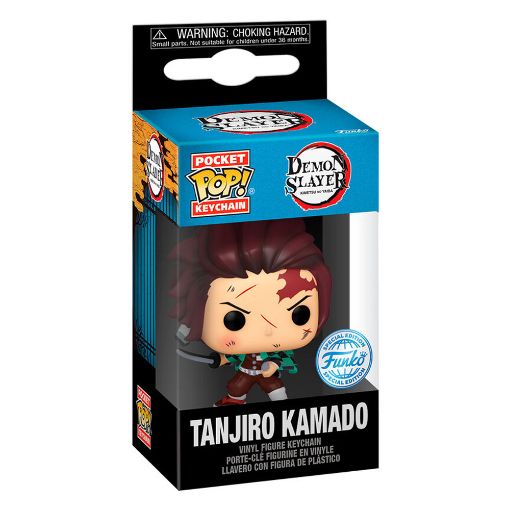 Εικόνα της Funko Pocket Pop! Demon Slayer - Tanjiro Kamado (Bloody) Vinyl Figure Keychain