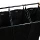 Εικόνα της Καλάθι Απλύτων Estia Bamboo Essentials 3 Θέσεων 102lt 68x40x76cm Μαύρο 02-26967