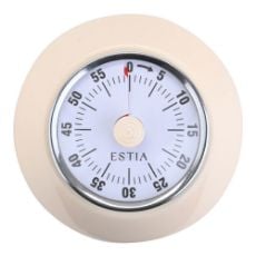 Εικόνα της Αναλογικό Χρονόμετρο Κουζίνας Estia 60 Λεπτών με Μαγνήτη Ivory 01-32708