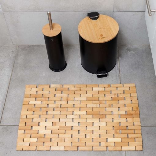 Εικόνα της Πατάκι Μπάνιου Estia Bamboo Essentials Bamboo 38 x 60cm Beige 02-27568
