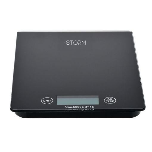 Εικόνα της Ψηφιακή Ζυγαριά Κουζίνας Estia Storm 5kg Μαύρη 01-34399