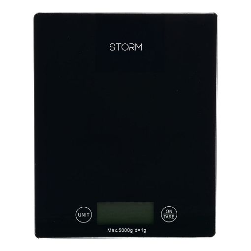 Εικόνα της Ψηφιακή Ζυγαριά Κουζίνας Estia Storm 5kg Μαύρη 01-34399