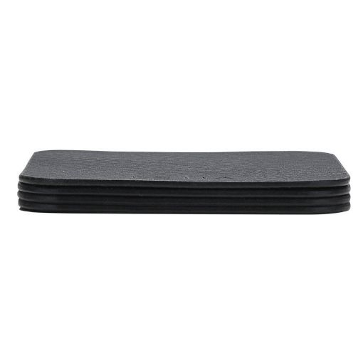 Εικόνα της Σετ Σουβέρ Estia Allure Πλαστικό 10x10cm 4τμχ Μαύρο 07-32395