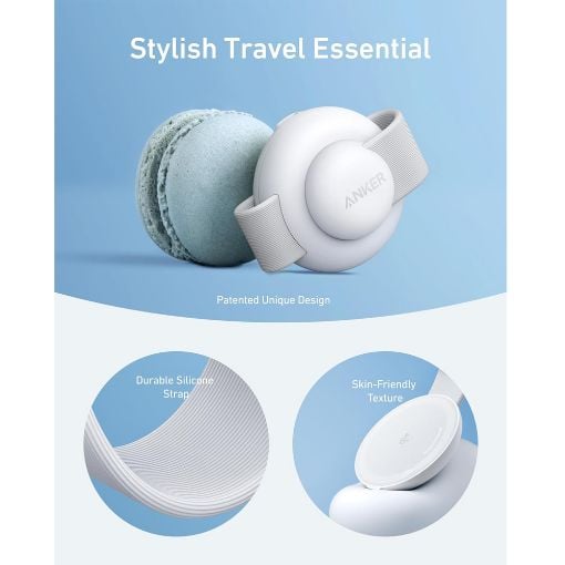 Εικόνα της Ασύρματος Φορτιστής Anker MagGo Foldable 3-in-1 15W White B25M8H21