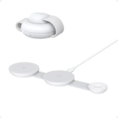 Εικόνα της Ασύρματος Φορτιστής Anker MagGo Foldable 3-in-1 15W White B25M8H21