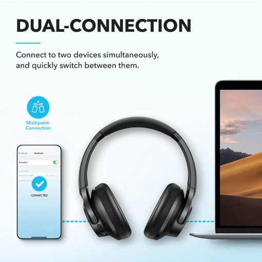 Εικόνα της Headphones Anker Soundcore Q20i Black A3004G11