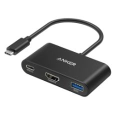 Εικόνα της Docking Station Anker USB-C 3-In-1 4K HDMI Black A8339HA1