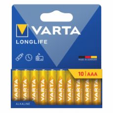 Εικόνα της Αλκαλικές Μπαταρίες AAA Varta LongLife 1.5V 10τμχ 4103