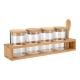 Εικόνα της Σετ Δοχεία Μπαχαρικών Estia Bamboo Essentials Γυάλινα με Ξύλινο Καπάκι, Βάση και Κουτάλι 5 τμχ 01-28206