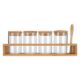 Εικόνα της Σετ Δοχεία Μπαχαρικών Estia Bamboo Essentials Γυάλινα με Ξύλινο Καπάκι, Βάση και Κουτάλι 5 τμχ 01-28206