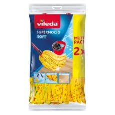 Εικόνα της Ανταλλακτικά Σφουγγαρίστρας Vileda SuperMocio Soft MultiPack 2τμχ 179632
