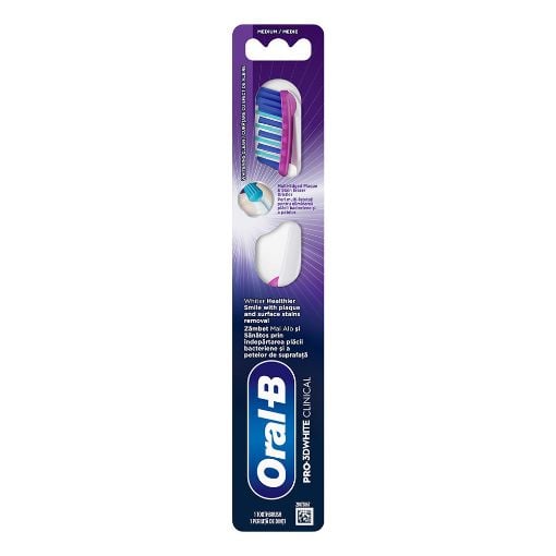 Εικόνα της Οδοντόβουρτσα Oral-B Pro-3D White Clinical Medium