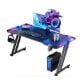 Εικόνα της Gaming Desk Lamtech RGB 140x60x75cm Black LAM980343