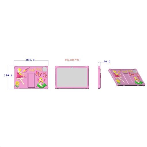 Εικόνα της Lamtech Kid Tablet 10.1" 4GB 64GB Blush Pink Fairyland LAM980282