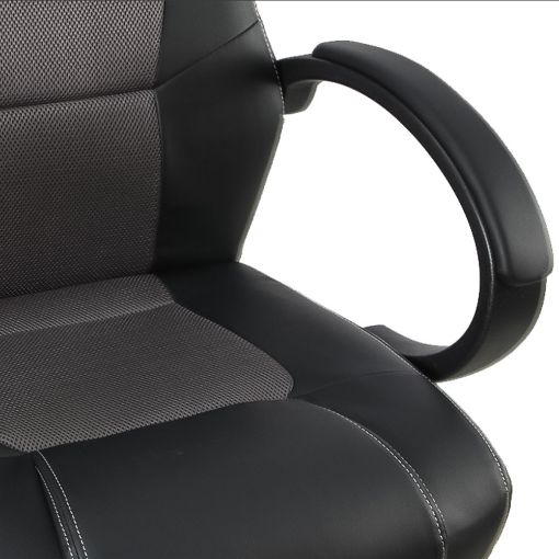 Εικόνα της Gaming Chair Lamtech Kronos Black/Grey LAM021578