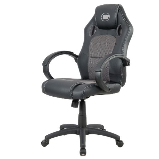 Εικόνα της Gaming Chair Lamtech Kronos Black/Grey LAM021578
