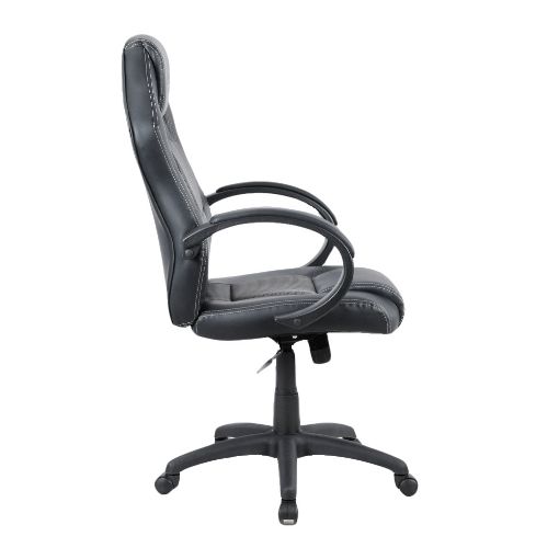 Εικόνα της Gaming Chair Lamtech Kronos Black/Grey LAM021578