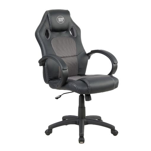Εικόνα της Gaming Chair Lamtech Kronos Black/Grey LAM021578