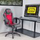 Εικόνα της Gaming Chair Lamtech Kronos Black/Red LAM021547